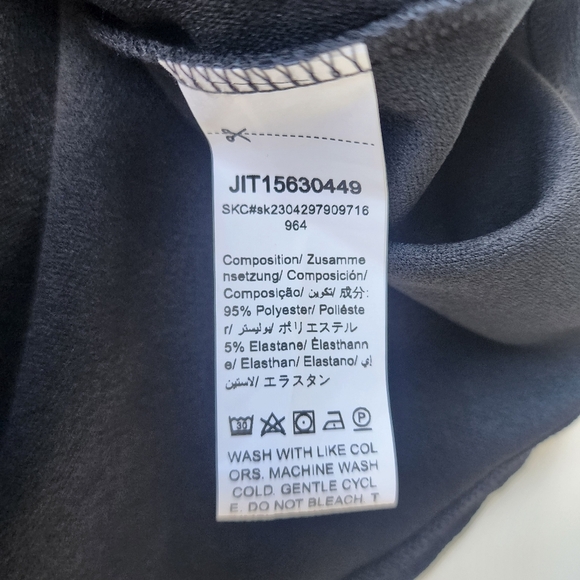 Shein Girls Short Sleeves Dress Textured Stretch Button Detail Midi Black 11-12Y - Picture 11 of 11